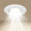 MR16 Flush Swivel Halogen LED Mount Bracket Fixture White Spot Light Bulb Holder