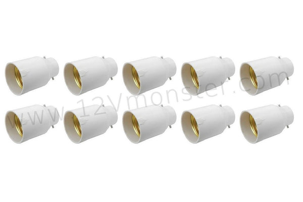 Changing bayonet to hot sale screw fitting