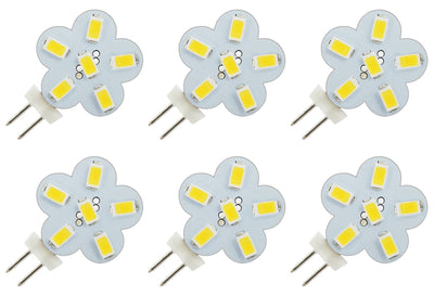 G4 JC 3 Watt LED Replacement Light Bulb 12V-24V 2 Pin Lamp Tolerates Unstable Voltage