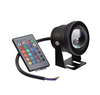 Color Changing RGB IP68 LED Outdoor Spot Light I 12 Volt 10 Watt 12" Wire