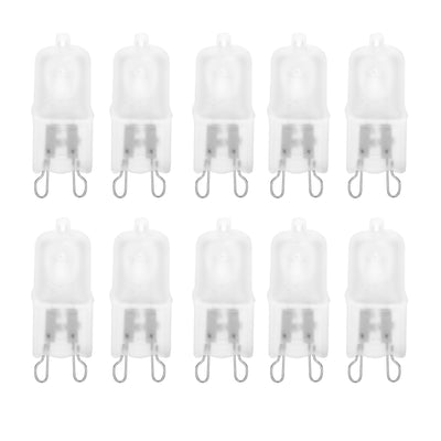 G9 Halogen Frosted Housing Light Bulb 25W 40W 75W JCD 2 Looped Pin I 10 Pack
