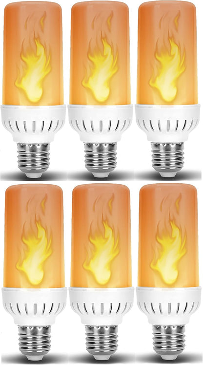 Flame Effect DC 12 Volt LED Fire Light Bulb Flaming Flicker E26 E27 Lamp