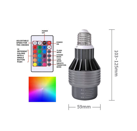Adjustable Color + Beam Angle PAR16 PAR20 LED Spot Light Bulb 15°-60° Multi Angle Lamp l 12W NSP WSP RGB