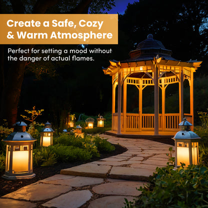 Candelabra Flame Effect LED Fire Candle Light Bulb l Ambient Flaming Flicker Effect E12 E14 Socket