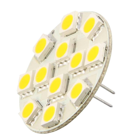 G4 JC 2.8W 12 Volt 24 Volt 2.8 Watt 5050 LED Light Bulb GX4 G4 Bi Pin Lamp Back Pin