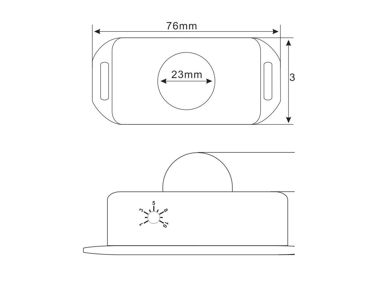 DC 12 Volt - 24 Volt 6A IR Motion Sensor