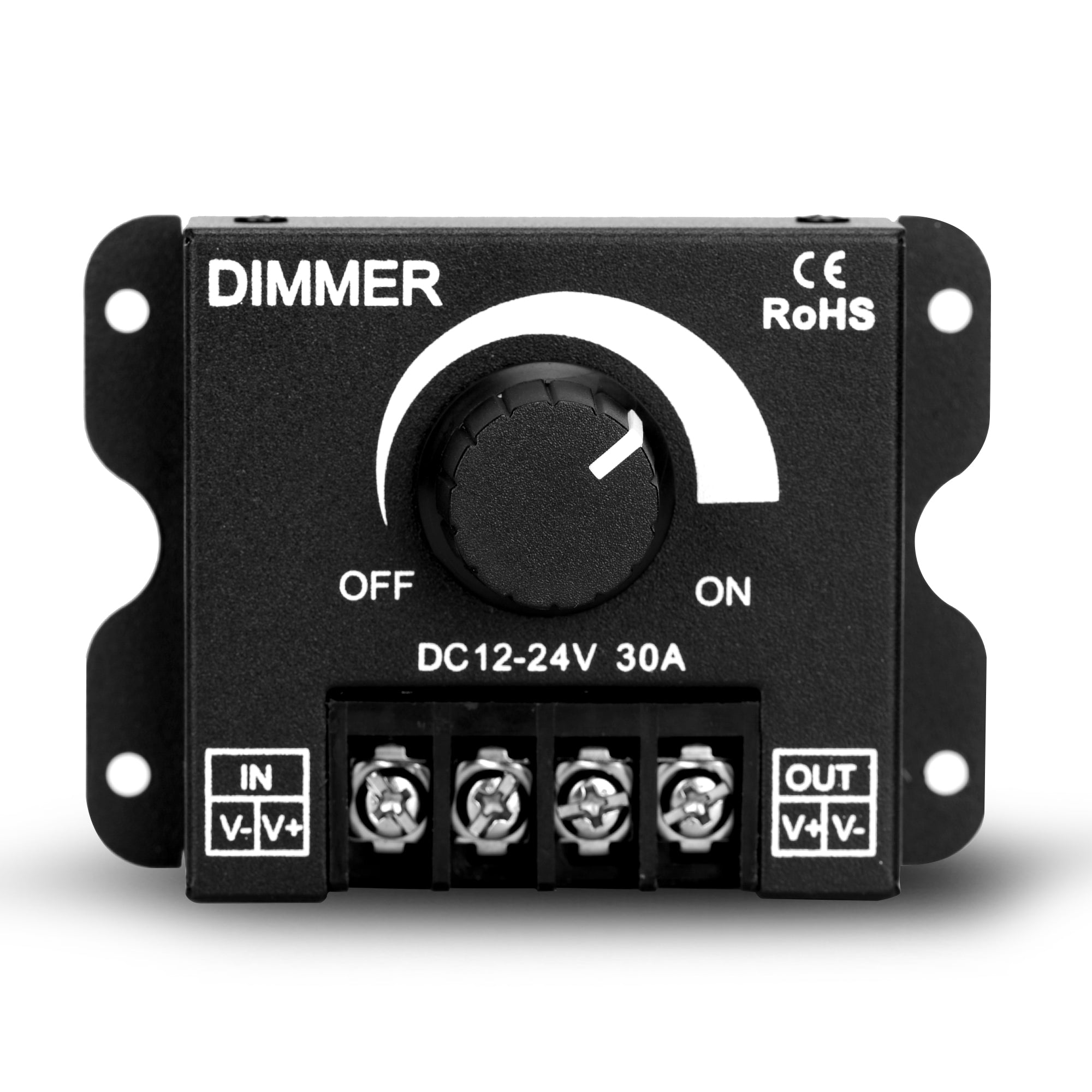 1pc DC 12V 24V LED Strip Dimmer Switch with DC Female Male Adapter