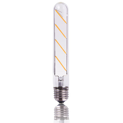 DC 12 Volt T30 4W Glass Tube Wire Filament LED Tubular Light Bulb - 185mm - 7.2"