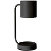 Black Candle Holder with Cylindrical Lampshade | Candle Lamp with Dimmer Switch