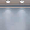 MR16 Flush Swivel Halogen LED Mount Bracket Fixture Matte White Spot Light Bulb Holder