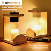Safe & Elegant Solid Wood Candle Warmer Lamp Flameless & Healthy Choice for Pet & Child-Friendly