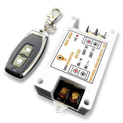 12v Wireless Remote Control On/Off LED Light Switch