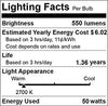 PAR20 50W Ceiling Can Fixture Light Bulb Replacement Halogen Lamp E26 120V