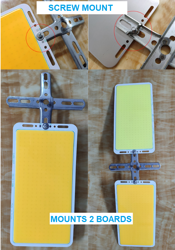 Shatterproof DIY 12V 12 Volt COB LED Panel Light I 100W 8.66" x 4.44"