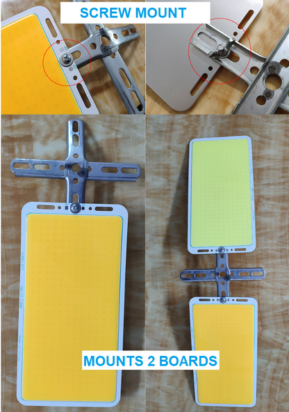 Shatterproof DIY 12V 12 Volt COB LED Panel Light I 100W 8.66 x 4.44 12VMonster Lighting