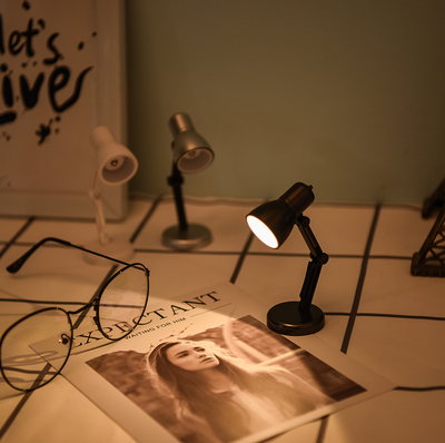 Tiny Miniature Architect Desk Lamp | Cute Gift