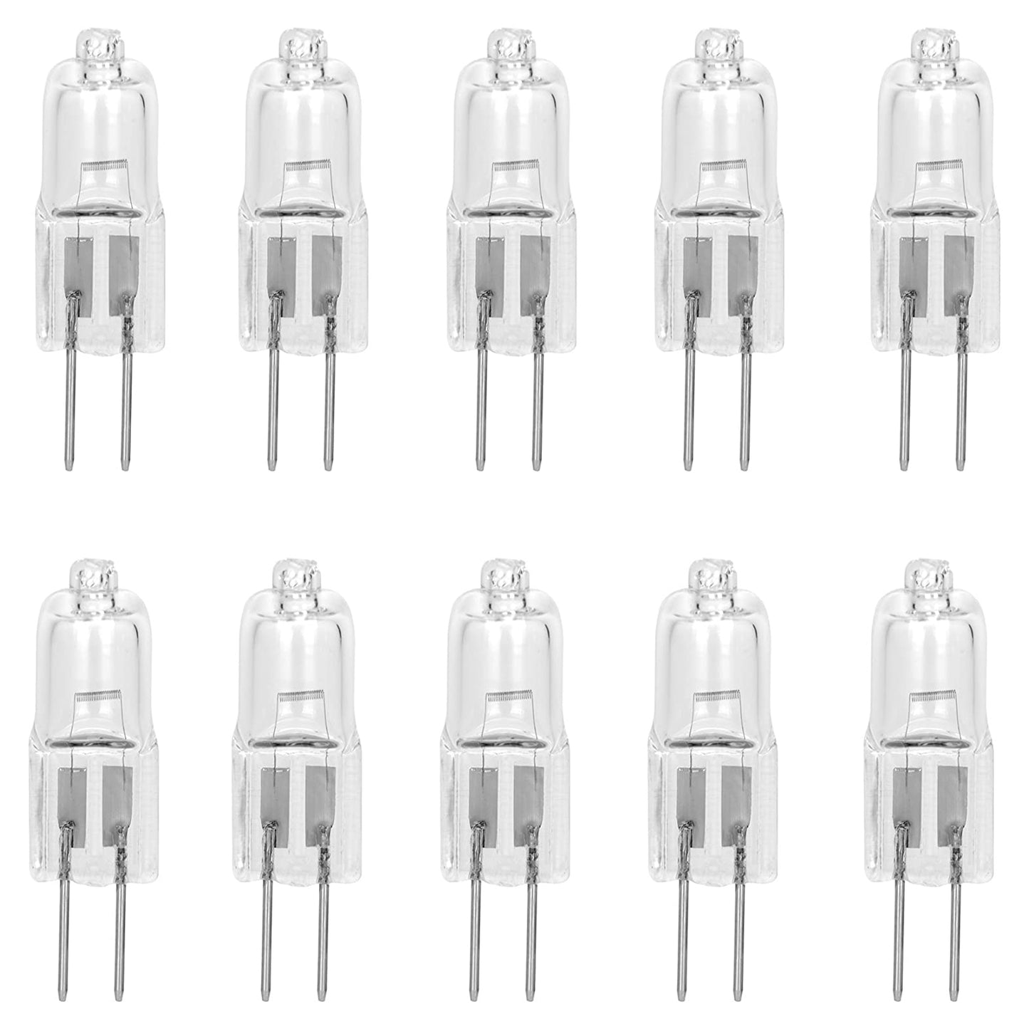 G4 10W 20W 35W 50W AC/DC 24V Clear Halogen Light Bulb JC 2Pin I 10 Pack