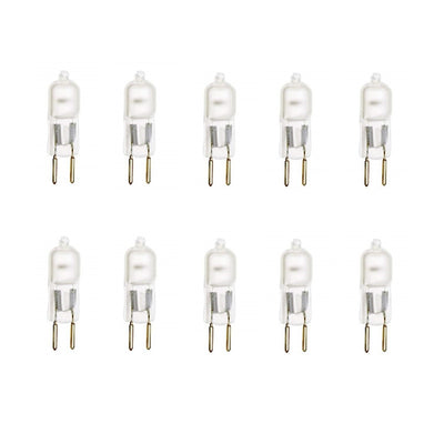 G4 Frosted Lense 20W 12V Halogen Light Bulb JC Spotlight Replacement I 10 Pack