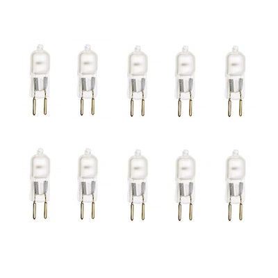 G4 Frosted Lense 35W 12V Halogen Light Bulb JC Pendant 2Pin Fitting I 10 Pack