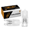 G9 Halogen Frosted Lense Light Bulb 100W JCD Type T4 Desk Ceiling Lamp I 10 Pack