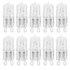 G9 Halogen Clear Housing Light Bulb 25W 40W 75W JCD 3416 Replacement I 10 Pack