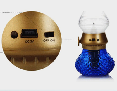USB Oil Lantern Theme Night Light Arabia Style I Portable
