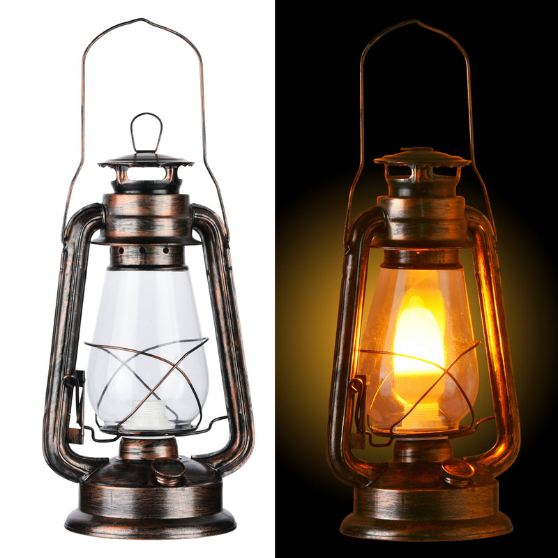 Rustic Finish Classic Oil Lantern Light Bulb Lamp l Electric Lantern W ...