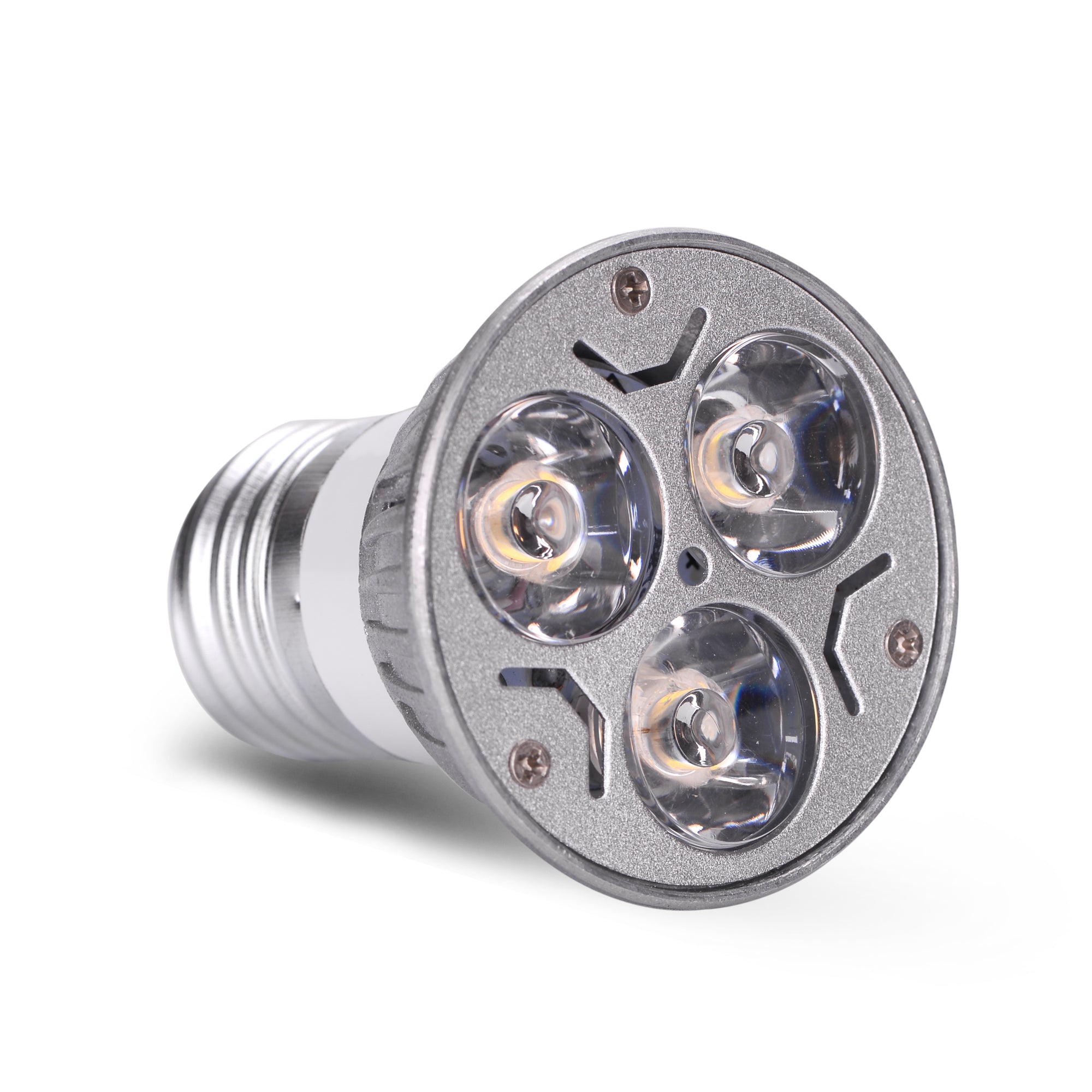 AC/DC 12V 12 Volt 3W 1W x 3 LED Spot Light Bulb E26 E27 PAR16 Screw So -  12VMonster Lighting