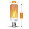 Flame Effect Fire LED Fire Light Bulb Flaming Flicker 120V 240V Screw Base