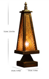 Thailand Style Pagoda Desk Lamp | Relaxing Buddhist SE Asian Theme Table Light