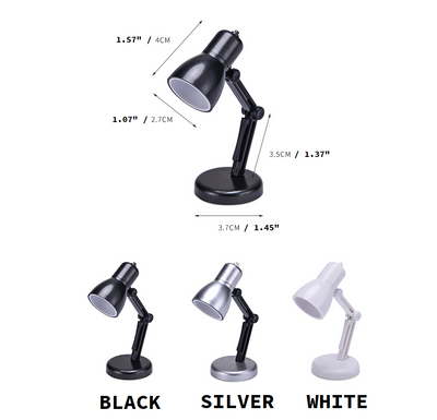 Tiny Miniature Architect Desk Lamp | Cute Gift