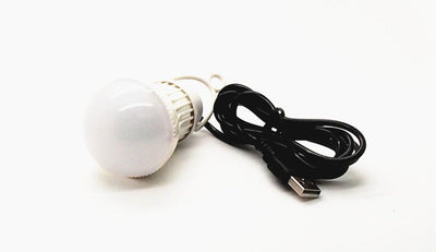 1pc Usb Plug Led Bulb & 5v Portable Mobile Power & Night Light