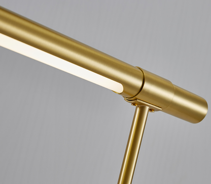 Modern Gold Bankers Desk Lamp LED Table Light I Styling Designer Office Homes