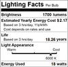 18W 3528 Chip DC 12 Volt - 24 Volt LED Light Bulb E26 1700+ Lumen