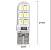 T10 2835 Chipset DC 12V Wedge LED Light Bulb 168 194 Replacement 2.4W