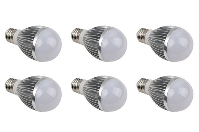 6W DC 12V-24V Aluminum Heat Sink LED Lamp For Solar Light Bulb Replacements E27