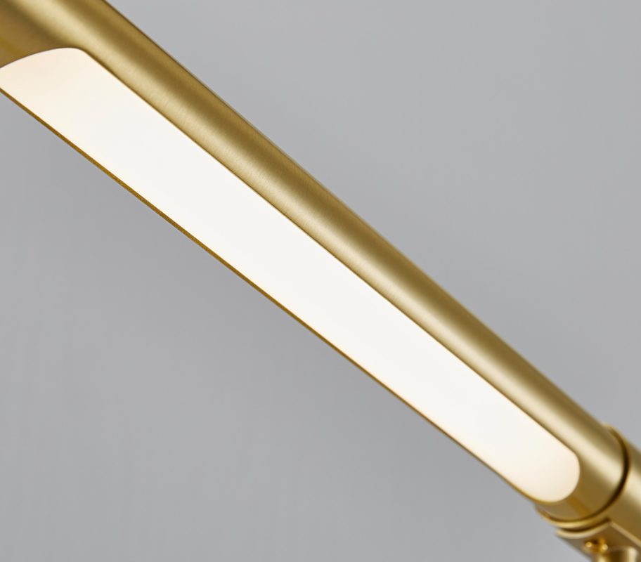 Modern Gold Bankers Desk Lamp LED Table Light I Styling Designer Office Homes