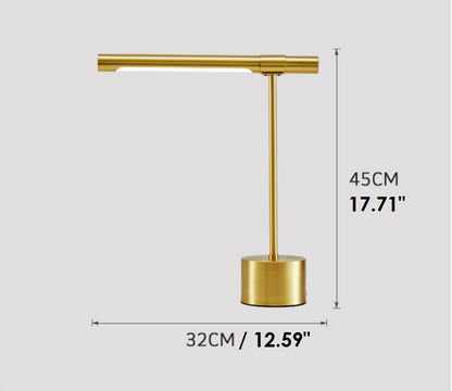 Modern Gold Bankers Desk Lamp LED Table Light I Styling Designer Office Homes