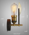 Vintage Single Engine Aircraft Headlight Lense Designer Sconce Wall Lamp I PAR36 Steampunk