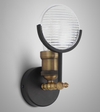 Vintage Single Engine Aircraft Headlight Lense Designer Sconce Wall Lamp I PAR36 Steampunk